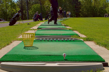 Driving Range at golf course