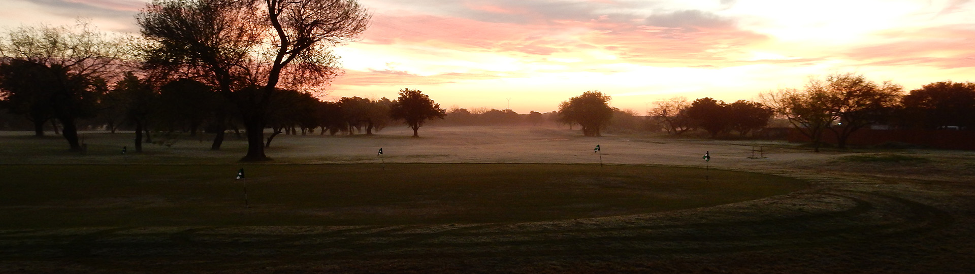 Golf Course at sunrise